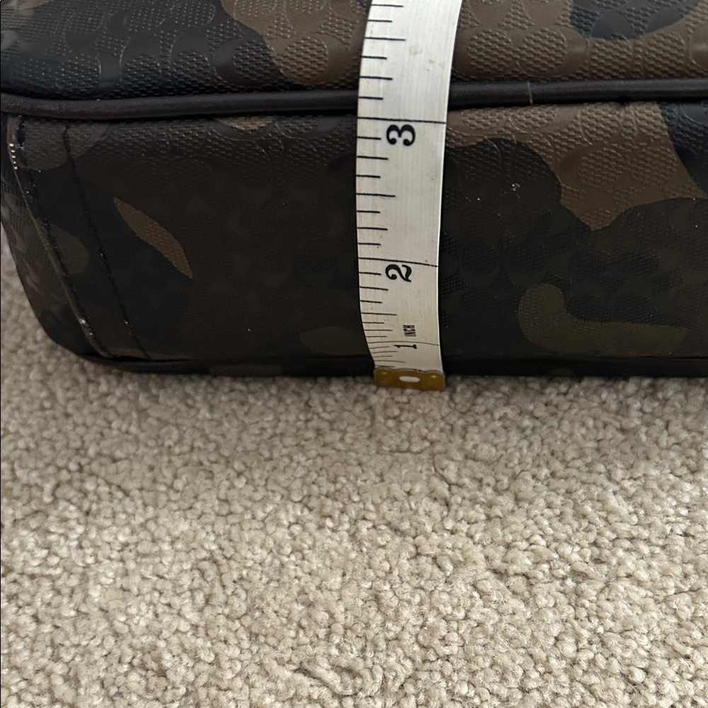 Coach Camouflage Heritage Crossbody Messenger Bag - Green/Brown - Picture 16 of 16
